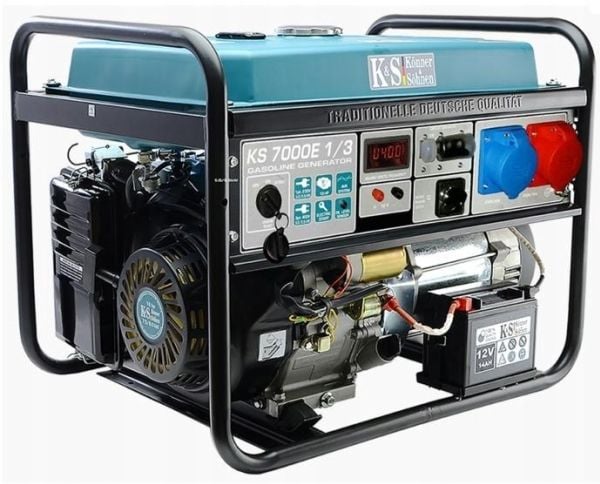 KÖNNER &amp; SÖHNEN GENZYNIC GENERAATTORI 5,0kW 230/400V SÄHKÖINEN START AVR VST KS7000E-1/3