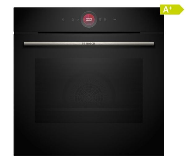 Bosch Serie | 8 HBG7221B1 - Ovn - innebygd - Wi-Fi - fordypning - bredde: 56 cm - dybde: 55 cm - høyde: 58.5 cm - med selvrens - Klasse A+ - svart