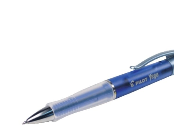 Kuglepen Pilot Vega 0,5 mm, transparent, blå