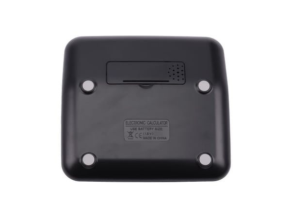 Genie 612 BK, Desktop, Basis, 12 cifre, Display Vipning, Batteri/Solar, Sort