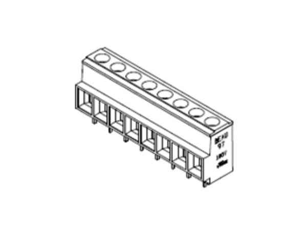 Molex insticksklämmblock Poltal 8 1 st