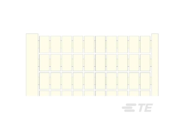 Nastanauhat, liitinnauhat TE TAB TB Markers 1SNA103775R0000 TE Connectivity Sisältö: 1 kpl