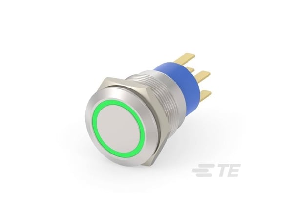 TE Connectivity Illuminated Pushbutton SwitchesIlluminated Pushbutton Switches 5-2213767-4 AMP