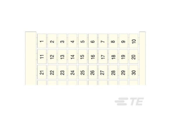 Nastanauhat, liitinnauhat TE TAB Entrelec 1SNA232069R0000 TE Connectivity Sisältö: 1 kpl