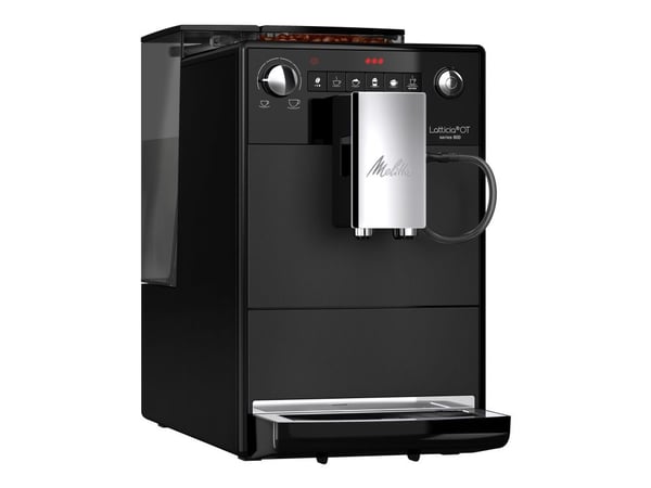 Melitta Series 600 F300-100 Latticia OT - Automatisk kaffemaskin med melkeskummer - svart