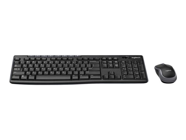 Logitech MK270 Wireless Combo - Tastatur- og mussett - trådløs - 2.4 GHz - QWERTY - US International
