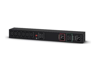 CyberPower Maintenance Bypass PDU MBP20HVIEC6A - Strømfordelerenhet (kan monteres i rack) - AC 200-240 V - inngang: 2 x IEC 60320 C20 - utgangskont...