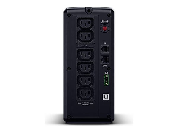 CyberPower UT Series UT1200EIG - UPS - AC 230 V - 700 watt - 1200 VA - enkeltfase - USB - utgangskontakter: 6 - svart