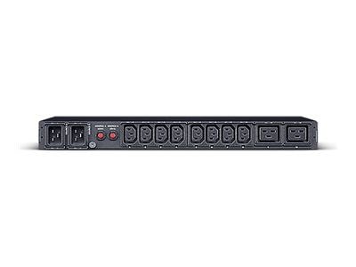 CyberPower PDU24005, Mitattu, 1U, Yksivaiheinen, Vaaka, Terästä, Musta