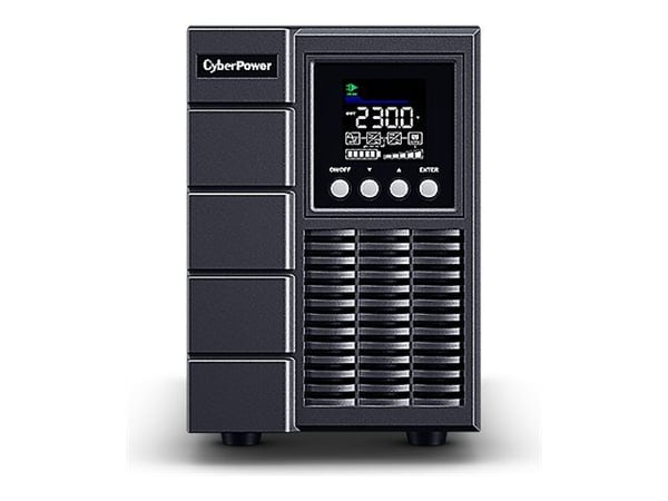CyberPower Smart App Online S OLS1500EA - UPS - AC 230 V - 1350 watt - 1500 VA - enkeltfase - RS-232, USB - utgangskontakter: 4 - aktiv PFC - svart