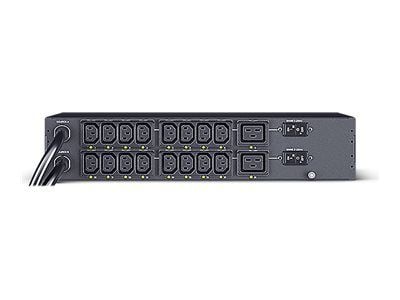 CyberPower PDU44302, Hallittu, Kytkimellinen, 1U, Yksivaiheinen, Vaaka, Harmaa, LCD