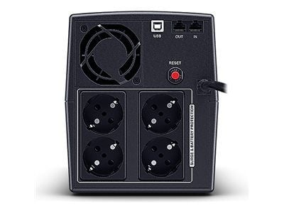 CyberPower UT Series UT1500EG - UPS - AC 230 V - 900 watt - 1500 VA - enkeltfase - Ethernet 10/100/1000, USB - utgangskontakter: 4 - svart