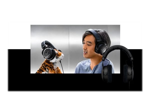 beyerdynamic TYGR 300 R - Gaming - hodetelefoner - full størrelse - kablet - 3,5 mm jakk