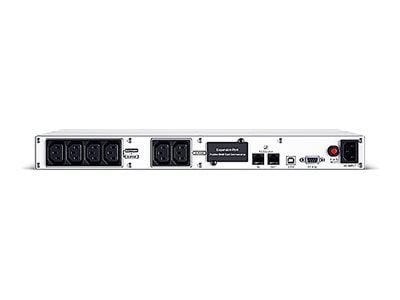 CyberPower Office Rackmount Series OR1000ERM1U - UPS (kan monteres i rack) - AC 230 V - 600 watt - 1000 VA - enkeltfase - Ethernet, RS-232, USB - u...