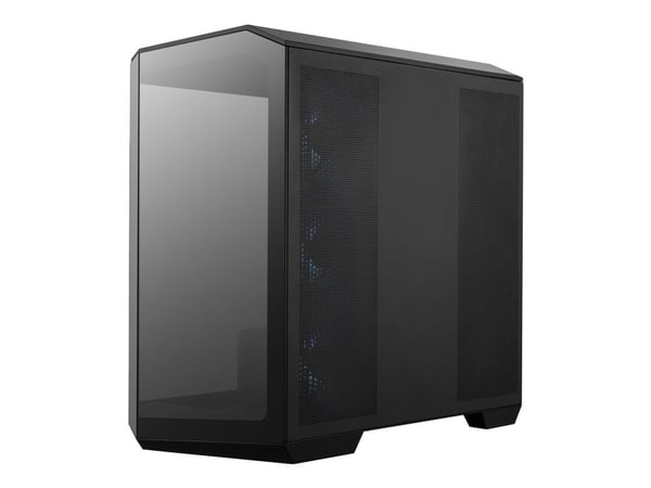 MSI MAG PANO M100R PZ - microATX-torn - genomskinlig sidopanel (härdat glas) - ingen strömförsörjning (ATX) - USB/ljud