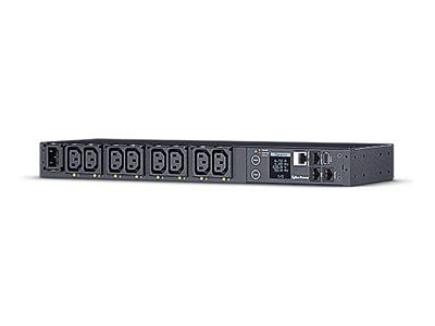 CyberPower Switched Metered-by-Outlet PDU81004 - Strømfordelerenhet (kan monteres i rack) - AC 100-240 V - Ethernet, USB, serial - inngang: IEC 603...
