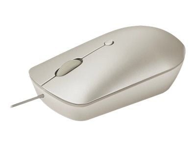 Lenovo 540 - Mus - kompakt - optisk - 4 knappar - kabelansluten - sand - detaljhandel