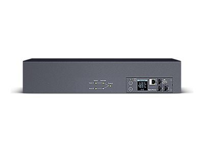 CyberPower PDU44302, Hallittu, Kytkimellinen, 1U, Yksivaiheinen, Vaaka, Harmaa, LCD