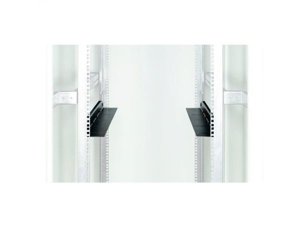 Conteg 26205030 19" nätverksskåpsskenor, svart