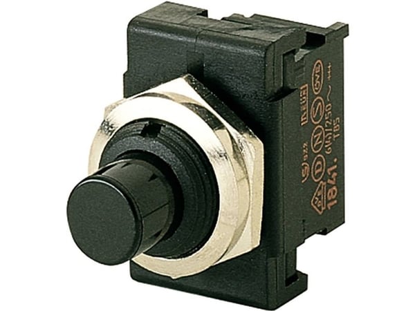 Marquardt 1841.1201 Painekytkin 1841.1201 250 V/AC 6 A 1 x Off/On IP40 Klikkende 1 stk