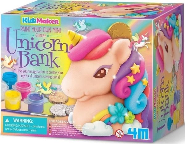 4M Sett Unicorn sparegris