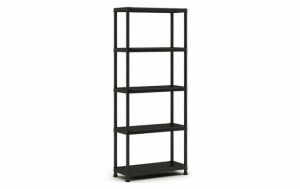 Keter hylle for oppbevaring, 5 hyller, 75x32x20 cm