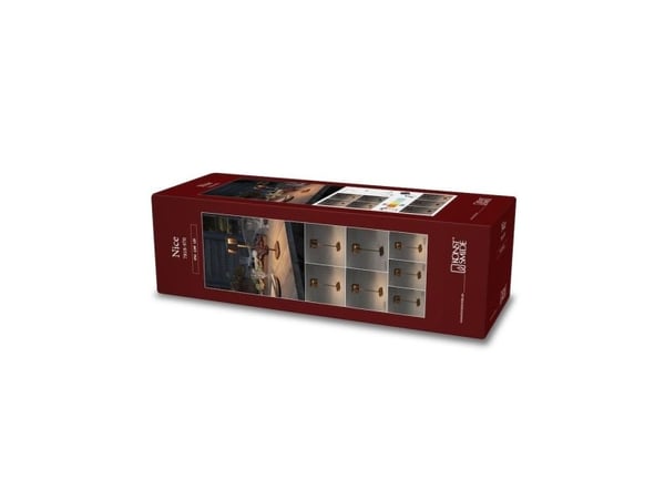 Konstsmide Nice, Rustfarget, Aluminium, Universal, Svart, IP54, III