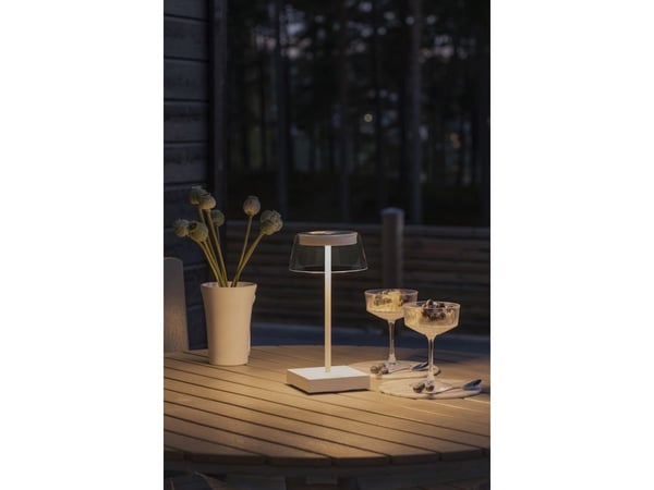 Konstsmide Scilla, Hvit, Aluminium, Glass, Universal, Sort, IP54, III