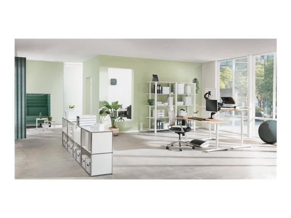 Leitz Ergo Active - Kulestol - ergonomisk - stofftrekk - mørk grå