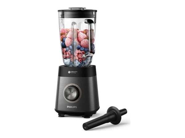 Philips 5000 series Blender HR3040/00, Bordplate blender, 2 L, Impulsfunksjon, Knusning af is, 1200 W, Sort