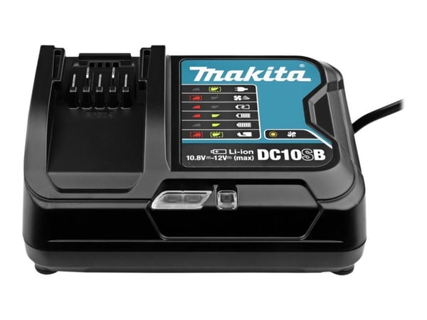 Makita DC10SB, Batteridrevet, 12 V, Makita, Sort, 60 t, 12 cm