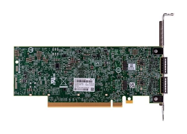 Broadcom NetXtreme E-Series P2100G - Nettverksadapter - PCIe 4.0 x16 lav profil - 100 Gigabit QSFP56 x 2