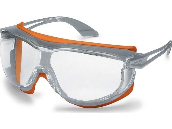 Uvex 9175275, Turvalasit, Harmaa, Oranssi, Polykarbonaatti, 1 kpl