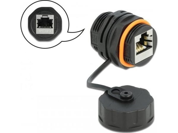 DeLOCK 86694, Musta, Muovi, IP68, -40 - 85 °C, 30 mm, 30 mm