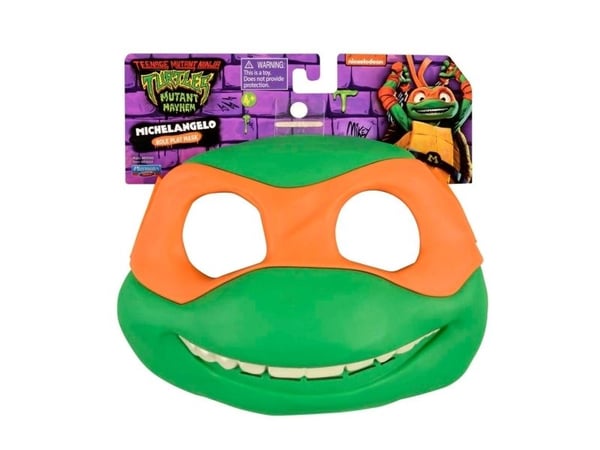 Turtles Mutant Mayhem Michelangelo-mask