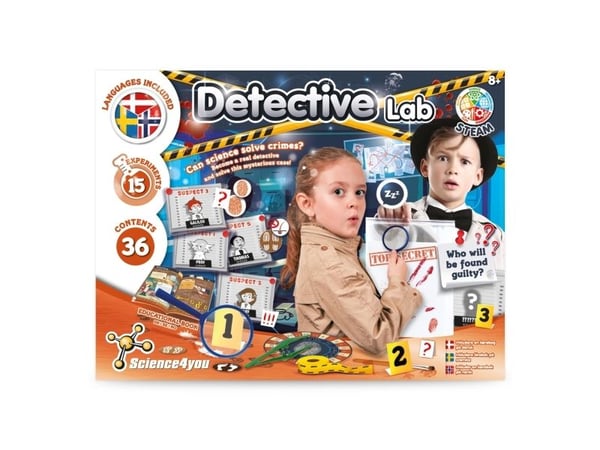 Science4you Detective Lab svensk/dansk/norsk
