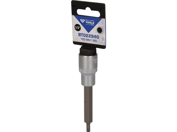 Brilliant Tools BT022945, Stikkontakt, 1/2", 100 mm, 122 g, 45 mm, 160 mm