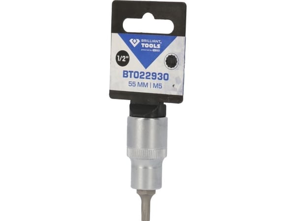 Brilliant Tools BT022937, Stikkontakt, 1/2", 55 mm, 139 g, 45 mm, 115 mm