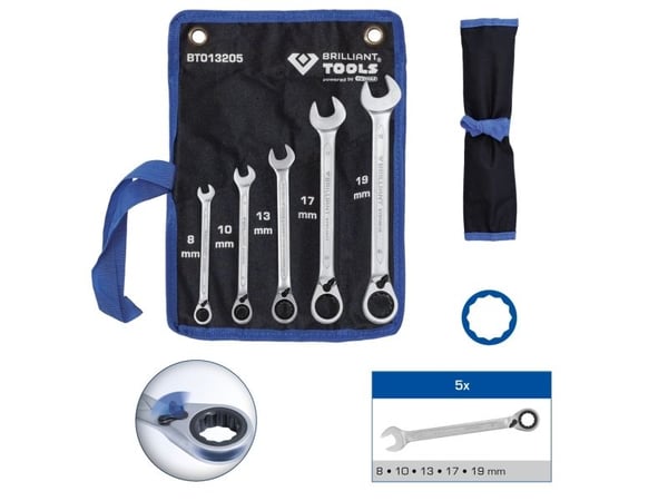 Brilliant Tools BT013205, 583 g, 5 stykker Brilliant Tools BT013205, 583 g, 5 stykker