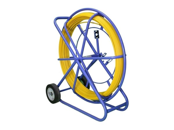 Extralink Pilot 10mm 200m | FRP glasfiber, diameter 10mm, längd 200m, gul
