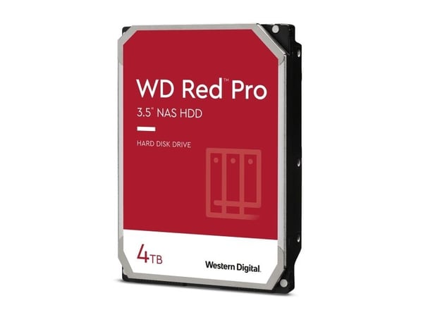 WD Red Pro WD4005FFBX - Hårddisk - 4 TB - inbyggd - 3.5" - SATA 6Gb/s - 7200 rpm - buffert: 256 MB