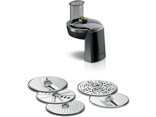 Bosch MUZS68VL, Kiinnityspakkaus, musta, Läpinäkyvä, Ruostumaton teräs, MUMS6xxx, MUM9xxx, 315 mm, 240 mm
