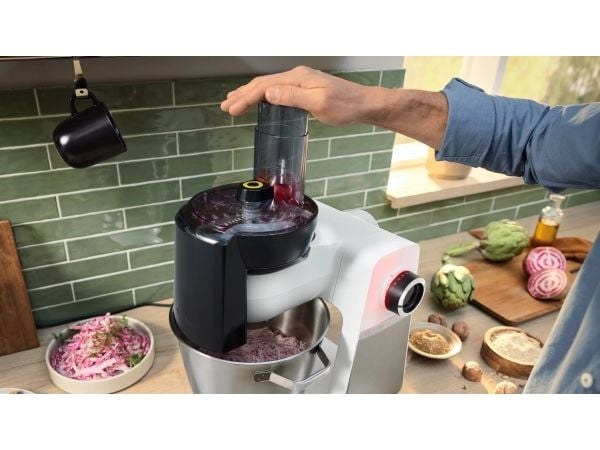 Bosch MUZS68VL, Tilbehørssett, Svart, Gjennomsiktig, Rustfritt stål, MUMS6xxx, MUM9xxx, 315 mm, 240 mm
