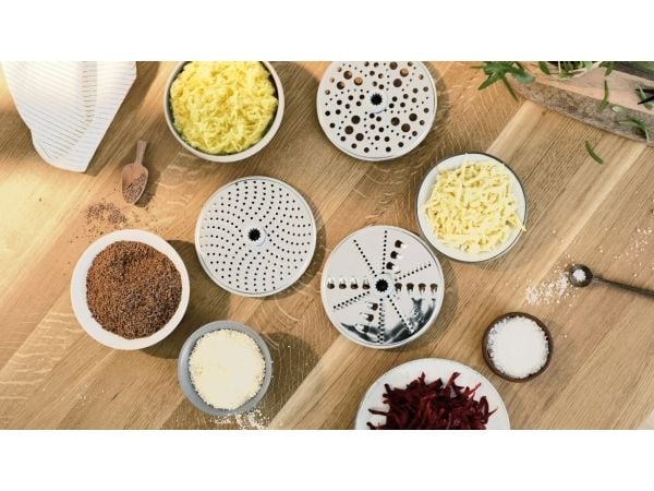 Bosch MUZS68VL, Tilbehørssett, Svart, Gjennomsiktig, Rustfritt stål, MUMS6xxx, MUM9xxx, 315 mm, 240 mm