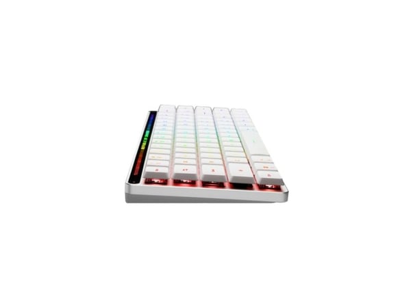 ASUS 90MP03EC-BKNA10, 65%, Langallinen & langaton, USB + RF Wireless + Bluetooth, Optinen näppäinkytkin, RGB LED, Valkoinen