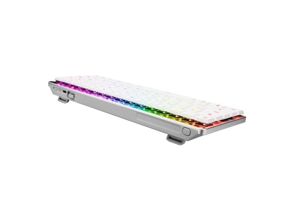 ASUS 90MP03EC-BKNA10, 65%, Langallinen & langaton, USB + RF Wireless + Bluetooth, Optinen näppäinkytkin, RGB LED, Valkoinen