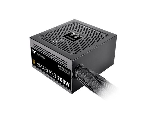 Thermaltake SMART BX3 - Strømforsyning (intern) - ATX12V 3.1/ EPS12V - 80 PLUS Bronze - AC 100-240 V - 750 Watt - aktiv PFC - sort