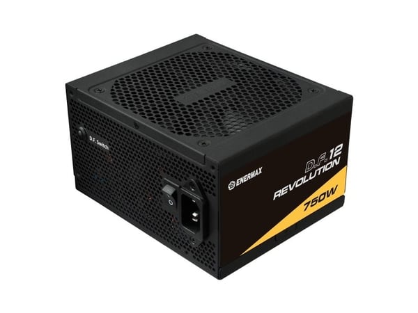 Enermax Revolution D.F. 12 ETV750G - Strømforsyning (intern) - ATX12V 3.1 - 80 PLUS Gold - AC 100-240 V - 750 watt