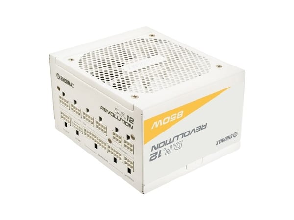 Enermax Revolution D.F. 12 ETV850G-W - Strømforsyning (intern) - ATX12V 3.1 - 80 PLUS Gold - AC 100-240 V - 850 watt - hvit