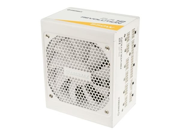 Enermax Revolution D.F. 12 ETV850G-W - Strømforsyning (intern) - ATX12V 3.1 - 80 PLUS Gold - AC 100-240 V - 850 watt - hvit